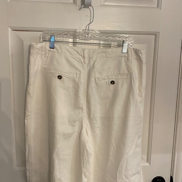 New! Free People Addy Wide leg easy fit chino Pant White nwot 33550 - Picture 9 of 16